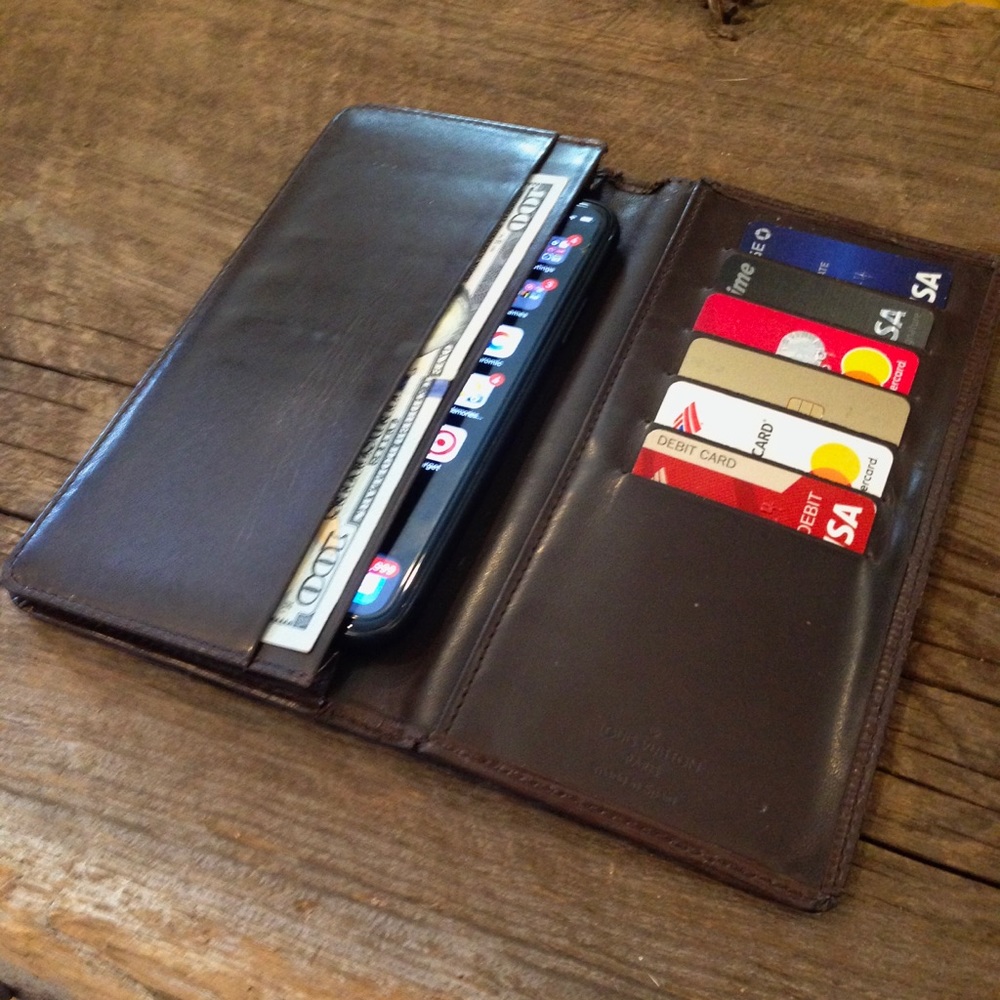 Louis Vuitton Epi Long Wallet - Fits iPhone!